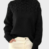 Anja - Naiste villane kõrge kaelusega sviiter