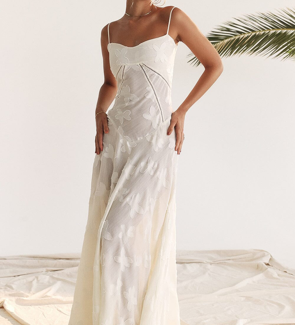 Serena - Vestido comprido elegante para casamentos e eventos.