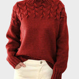 Anja - Naiste villane kõrge kaelusega sviiter