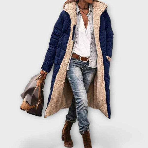 Kora - Puuvillase Fliisiga Mantel