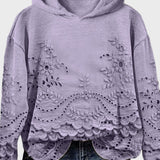 Niiduroheline pitsist kapuutsiga dressipluus