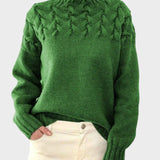 Anja - Naiste villane kõrge kaelusega sviiter