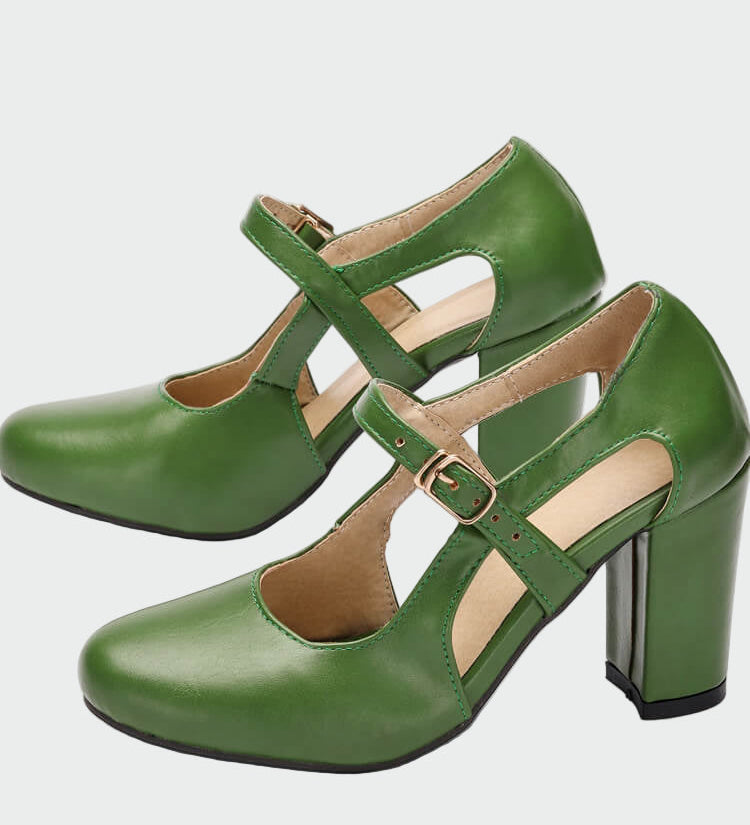 Mugava kontsa ja T-kujulise rihmaga kontsad