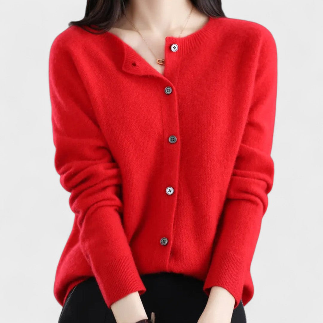 Lucija – Meriinovillane Kootud Kardigan