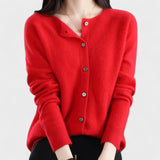 Lucija – Meriinovillane Kootud Kardigan