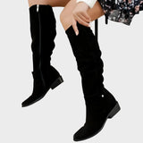 Tila - Nahkse sääreka kõrged saapad