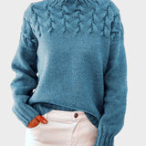 Anja - Naiste villane kõrge kaelusega sviiter