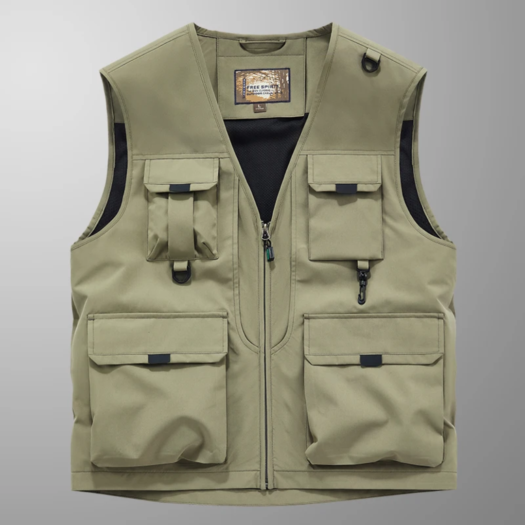 MULTI-POCKET RESPIRANT GILET