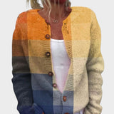 Beatriz - Sügisene lillemuster kardigan