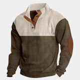 DUMONT LYON | KÕRGE KAELUSEGA KORDUROOST PULLOVER MEESTELE