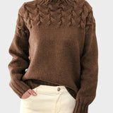 Anja - Naiste villane kõrge kaelusega sviiter