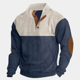 DUMONT LYON | KÕRGE KAELUSEGA KORDUROOST PULLOVER MEESTELE