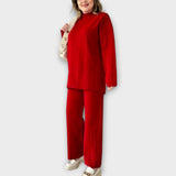 Kootud lahtise lõikega komplekt