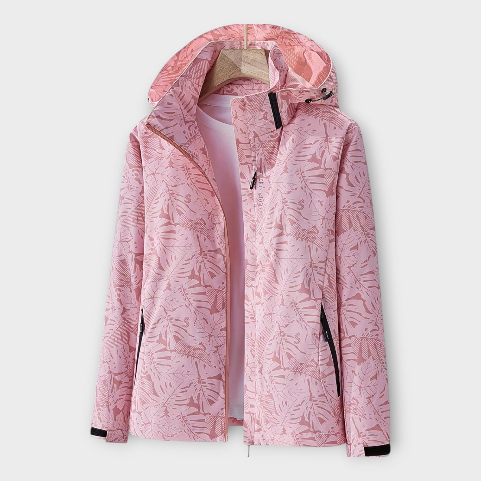 Moodne veekindel jope kapuutsiga