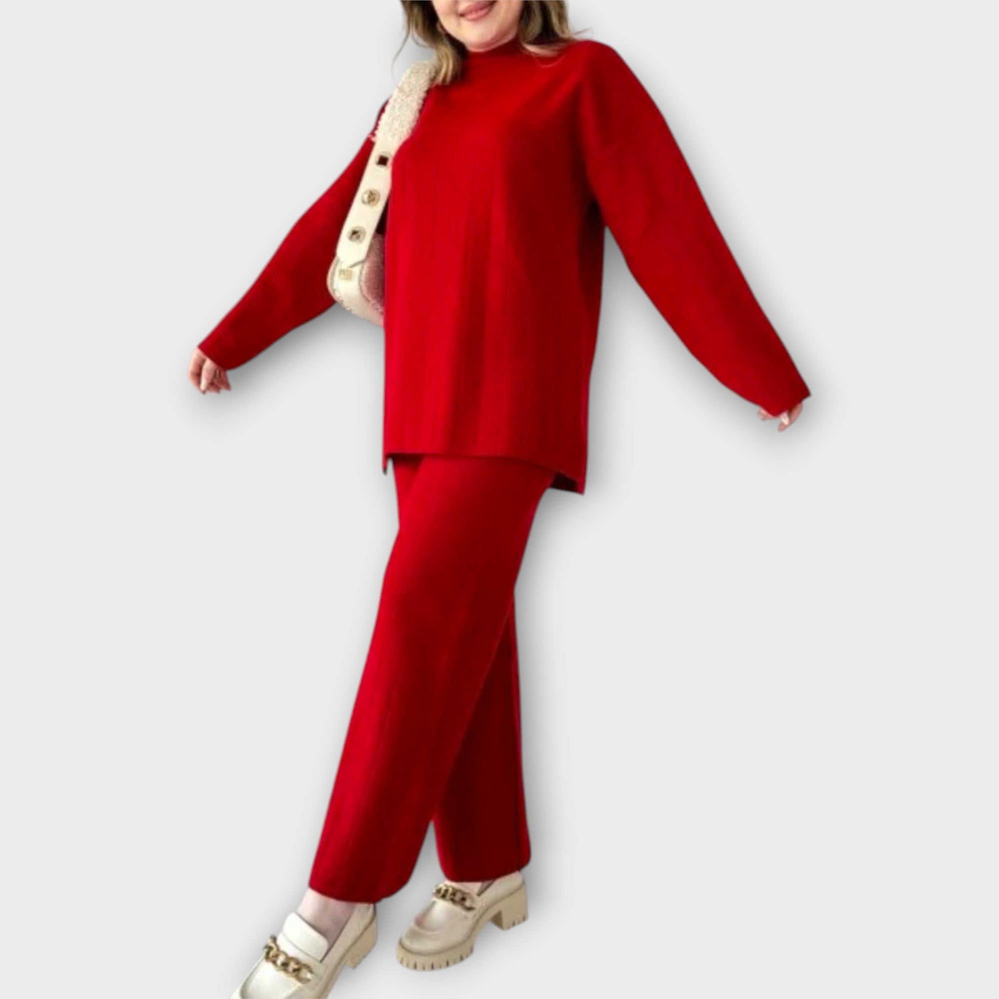 Kootud lahtise lõikega komplekt