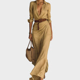 Julia - Pikk maxi kleit pikkade varrukatega