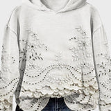 Niiduroheline pitsist kapuutsiga dressipluus