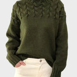 Anja - Naiste villane kõrge kaelusega sviiter