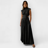 Elegantne kleit lõikega-Välja üksikasjad