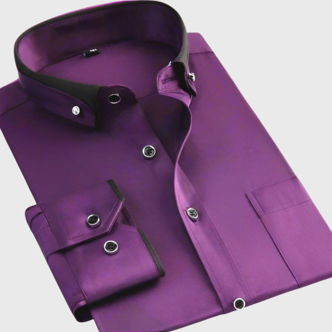 Hugo – Meeste kontrastse kraega triiksärk