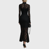 Veronika™ | Must pitsist maksikleit