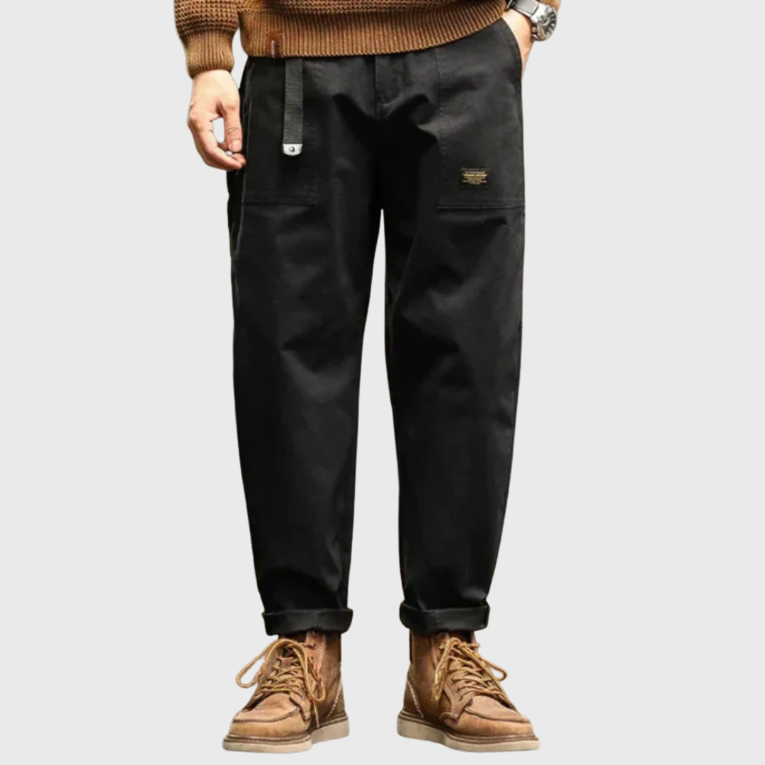 Vintage-stiilis cargo-püksid