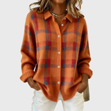 Hanna™ | Pehme kootud ruuduline kardigan