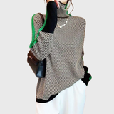 Helena | Contrastsete triipudega sviiter