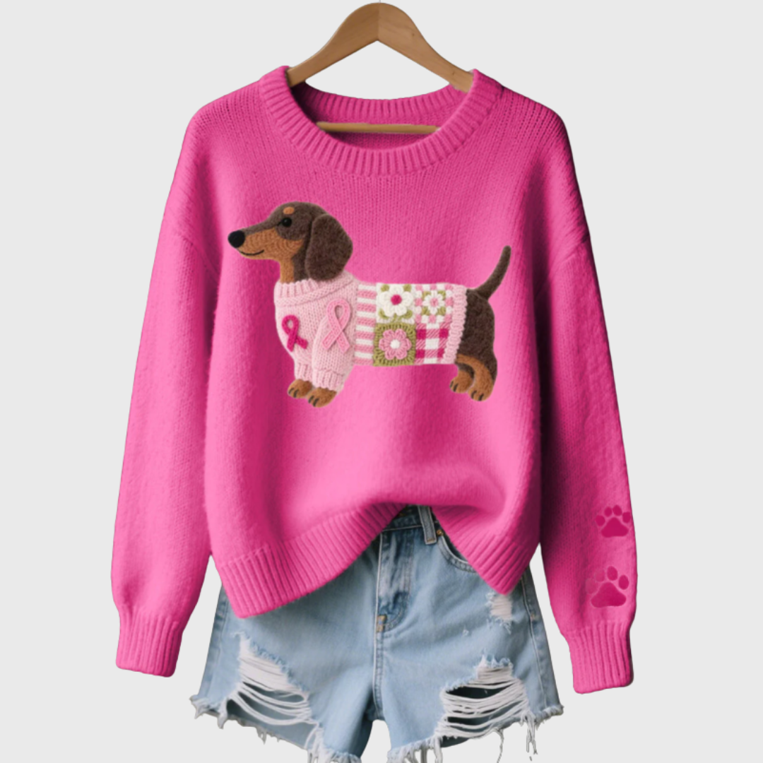 Naoni | Villafliisist kootud sviiter taksimotiiviga