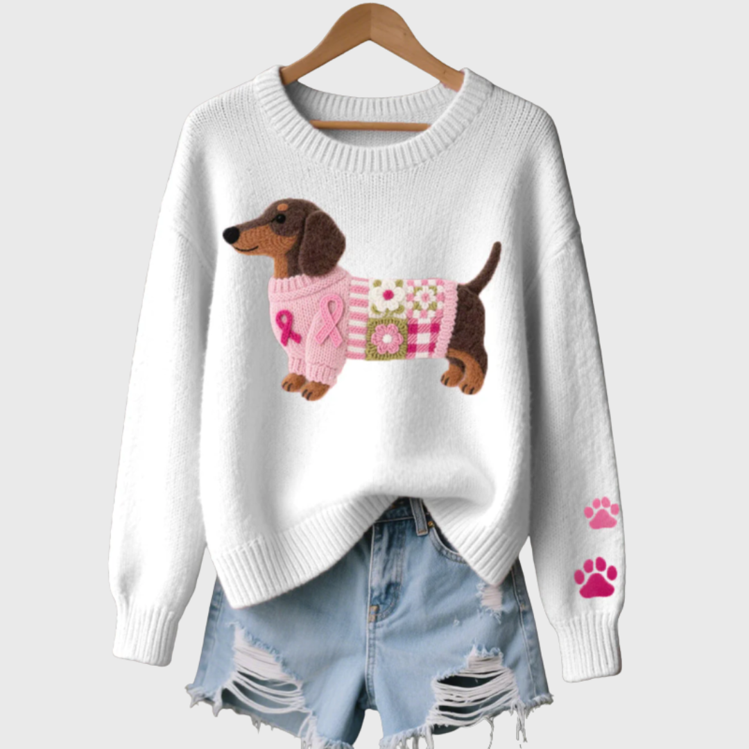 Naoni | Villafliisist kootud sviiter taksimotiiviga