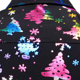 Meeste Kuld Jõulutrükk Regulaarne Istuvus Must Pikakä sleeves Särk