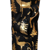 Meeste Kuld Jõulud Põder Festiivne Prindiga Pikad Varrukad Särk