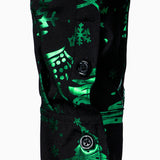 Meeste Jõulutrükk Regulaarne Sobivus Roheline Pikkade Varrukatega Särk