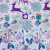 Meeste Jõuluvana Põhjapõdra Festiivne Prinditud Jõulupüha Valge Pikad Varrukad Särk