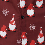 Meeste Jõulupunane Magus Jõuluvana Puuvillane Pikkade Varukatega Särk