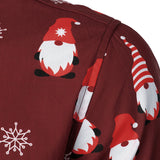 Meeste Jõulupunane Magus Jõuluvana Puuvillane Pikkade Varukatega Särk