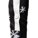 Meeste Jõuluvana Nupp-Up Must Lõbus Pikkade Varrukatega Särk