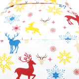 Meeste Jõuluteemaline Festiivne Põhjapõder Lumekristall Valge Pikakä sleeves Särk