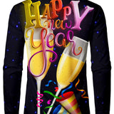 Meeste Naljakas Aastaõhtu Pikkade Varrukatega Jõulukokteilisärk