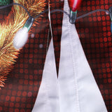 Meeste jõuluteemaline lõbus riietus, puhkuse nööp-püksi pikkade varrukatega särk