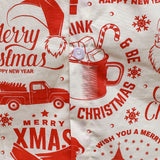 Meeste jõulupusa beežiga, naljaka vintage disainiga ja pikkade varrukatega