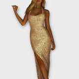 Vanessa - Elegantne kleit kõrge lõhikuga