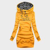 Triin - Sügisene Kleit Südamemustriga