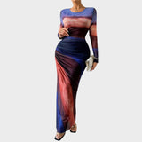 Amélia - Maxi kleit pikkade varrukatega