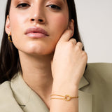 Kuldne tennisekarbi käevõru