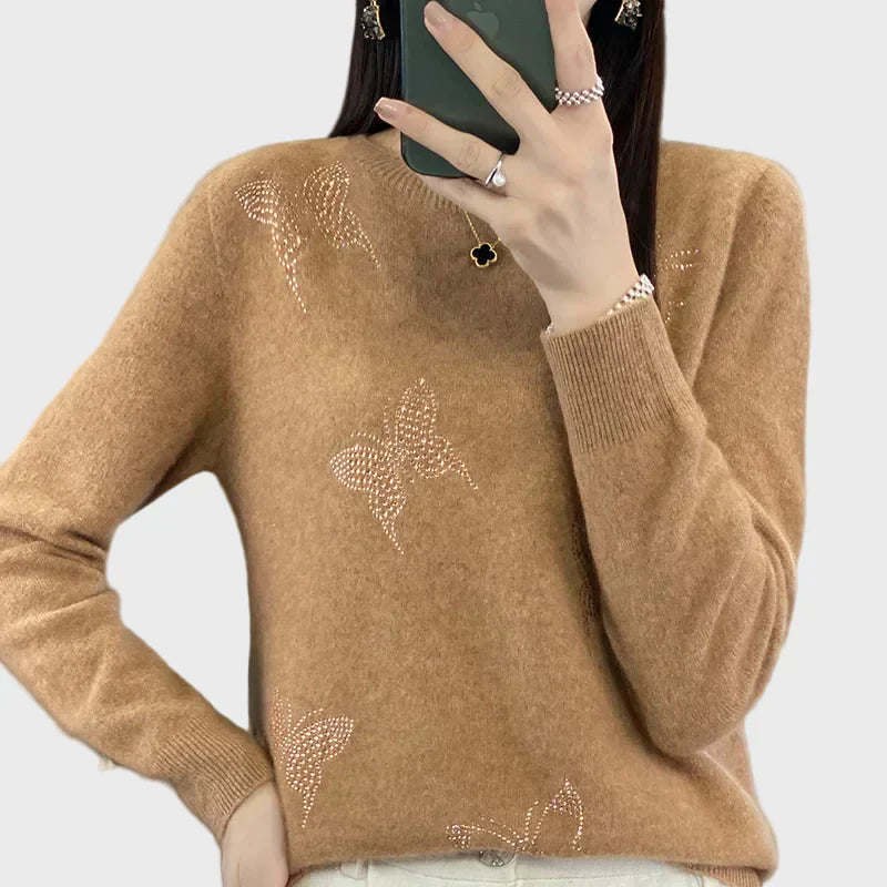 Kootud kilpkonn liblikamustriga