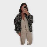 Elegantne musterne jakk