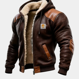 DUMONT LYON | VINTAGE NAHKJAKK KAPUUTSIKA