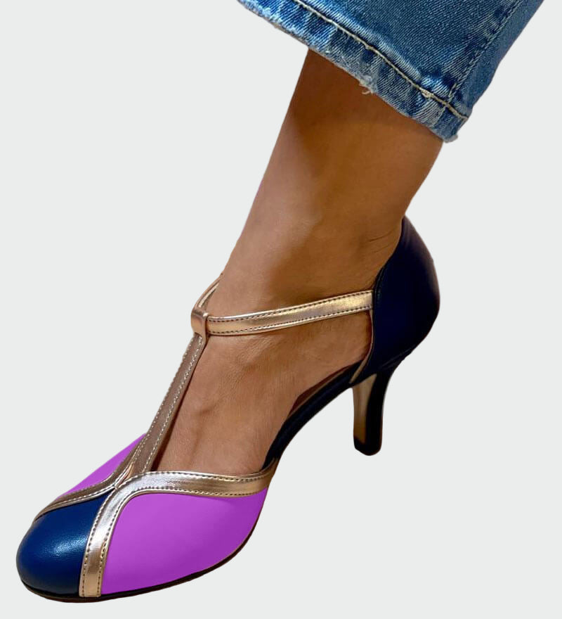 Retro T-rihmaga kontsad