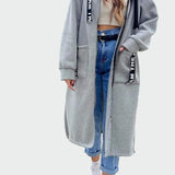 Pikk mantel kapuutsiga